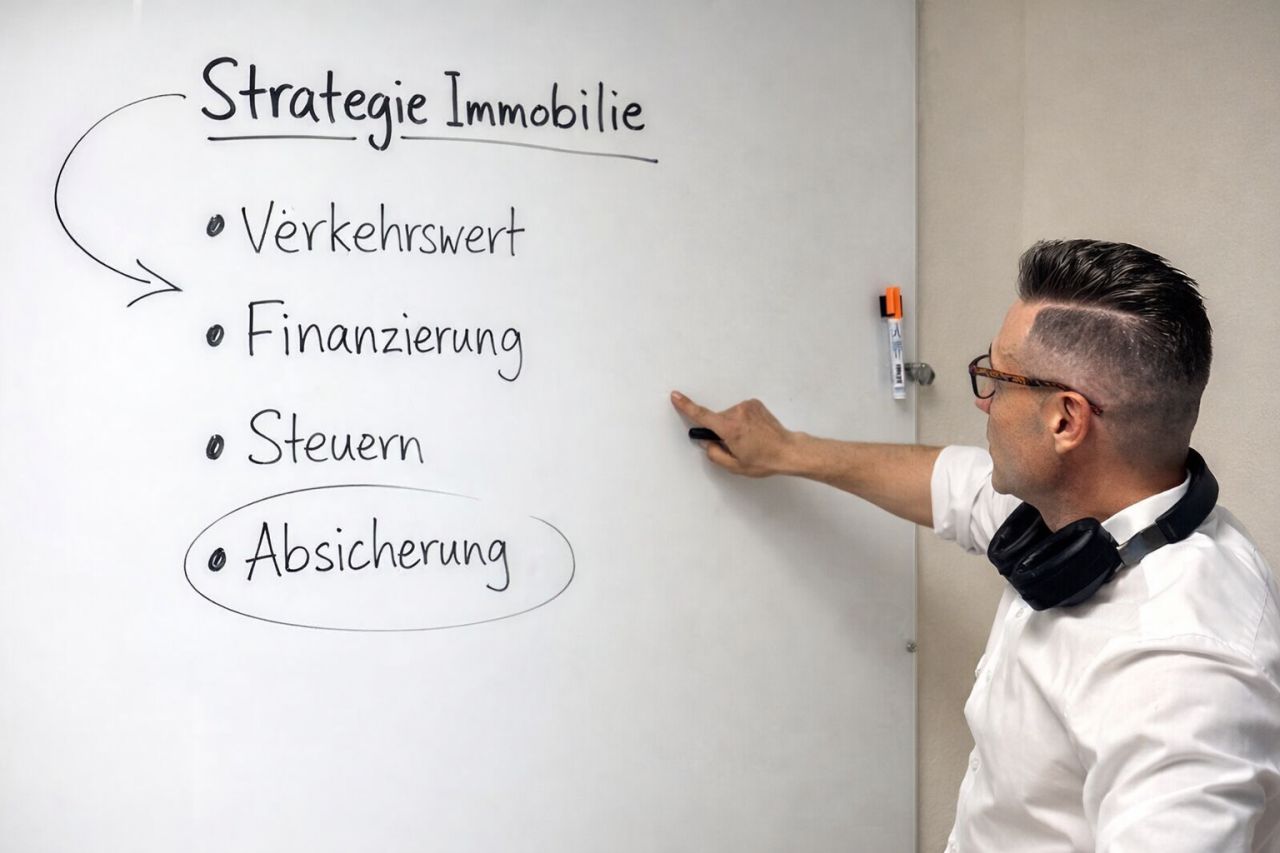 Immobilienstrategie mit Finanzierung, Steuern und Absicherung